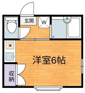 第2コーポ市瀬【2階】の間取り