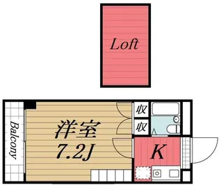 メイローズ市原【4階】の間取り