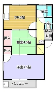 メゾンFuji II【2階】の間取り