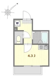 リブ亀戸【2階】の間取り