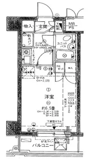 ナイスアーバンお花茶屋駅前通り【6階】の間取り