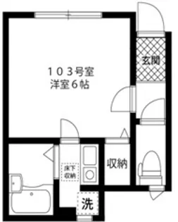 アンハイム【1階】の間取り