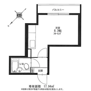 ハイツKMY【1階】の間取り