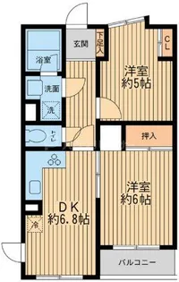 グリーンヒルズ飛鳥山【3階】の間取り