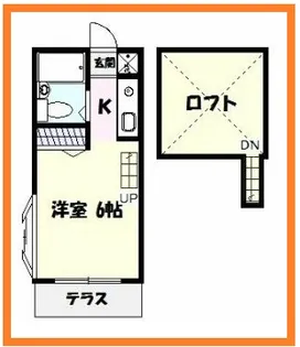コア溝ノ口I【1階】の間取り
