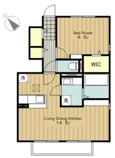 BRYANT PARK D【1階】の間取り