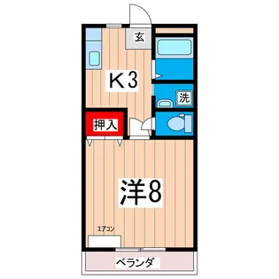 サンビレッジ本宮A【2階】の間取り