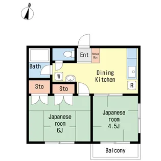 ファミール【2階】の間取り