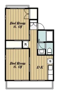 エントピア嶋崎【1階】の間取り