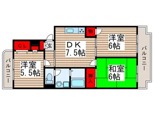 VILLA TAJIMA【1階】の間取り