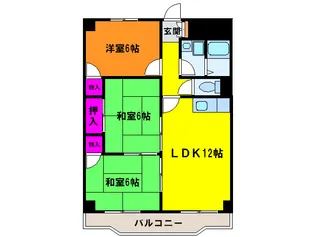 メゾン塚本【3階】の間取り
