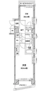 コンフォリア目黒八雲【2階】の間取り
