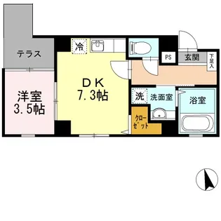 Maison Jaune【1階】の間取り