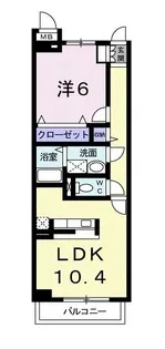 グランパレ【3階】の間取り
