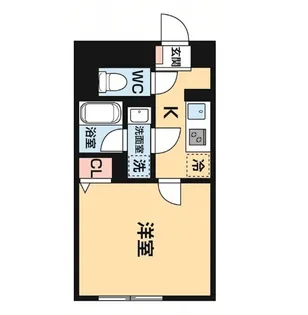 ハーモニーフラッツ神楽坂【2階】の間取り