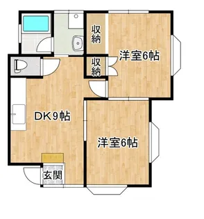 ドゥアー花園【1階】の間取り