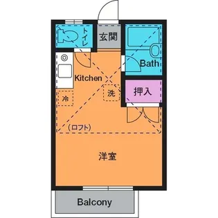 メゾン秋本【2階】の間取り