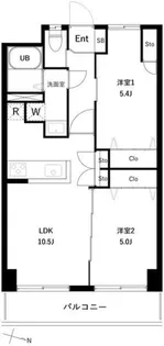 PARK MODERN つつじヶ丘【4階】の間取り