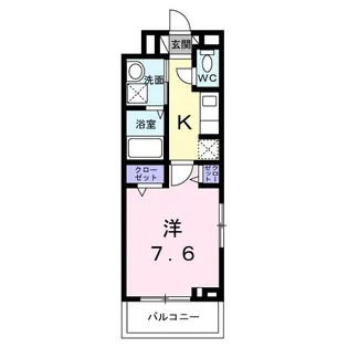 フィオーレIOGI【1階】の間取り