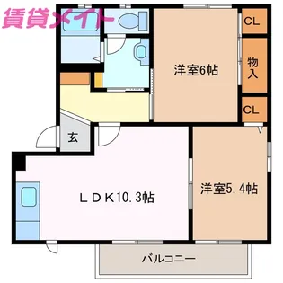 シュロス十宮【2階】の間取り