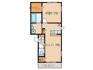 カノープス醍醐1【1階】の間取り