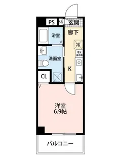 中台けやき苑【4階】の間取り