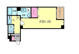 ヴィータ京都西院【4階】の間取り
