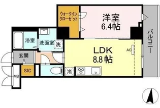 GRAND SOLEIL【4階】の間取り