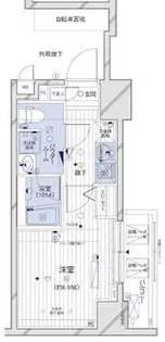 メインステージ両国駅前【7階】の間取り