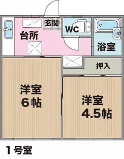 レジデンス南舞岡【1階】の間取り