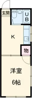 サンホワイト森山【2階】の間取り