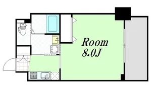 プランドール江戸堀レジデンス【8階】の間取り