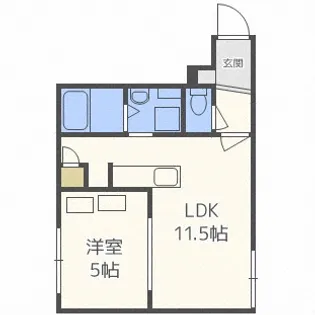 THE RESIDENCE【2階】の間取り