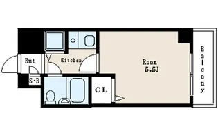 レクセル武蔵関【6階】の間取り