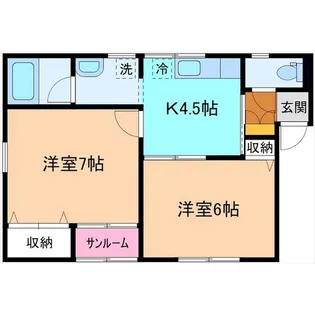 ガーデンハウスN【2階】の間取り