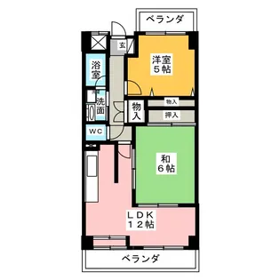 ウーリィパレス第二大森【3階】の間取り