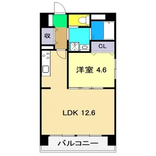ドマーニ葛島【3階】の間取り