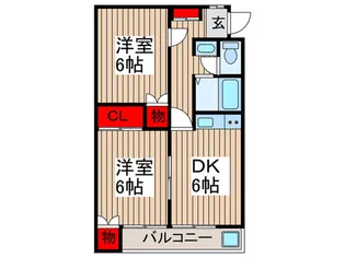 ライトハウス加茂【2階】の間取り