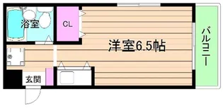 デ・リード田辺駅前【3階】の間取り