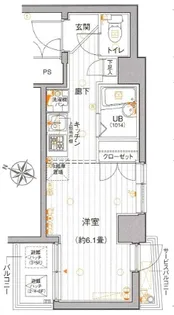 アデッソ押上【5階】の間取り
