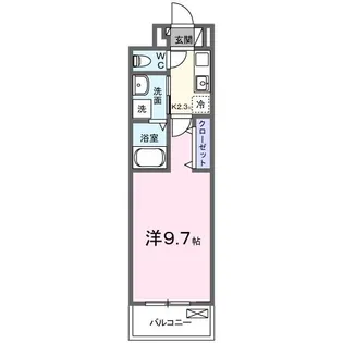 グランシュテル【2階】の間取り