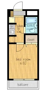 ベルテックアイ【2階】の間取り
