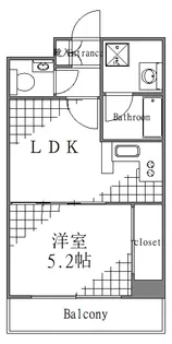 260226 カナルグランデ【2階】の間取り