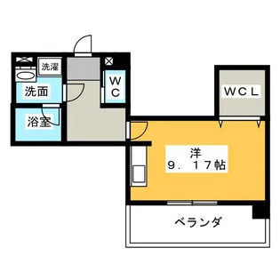 CITY TERRACE車町【8階】の間取り