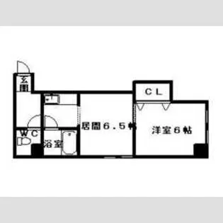 ノースランド南8条【4階】の間取り