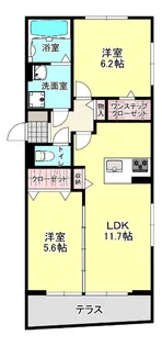 GLANPIA KIKYO【1階】の間取り