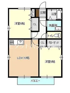 セジュールKAZUIII【2階】の間取り