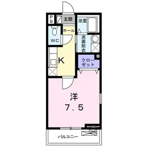 サンガーデン・バイオレット【2階】の間取り