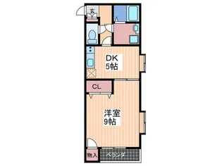 クレスト長束【2階】の間取り