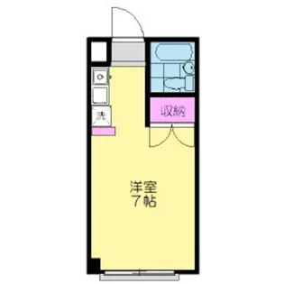 レインボーハイツ【1階】の間取り